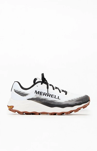 Merrell White and Black Agility Peak 6 Shoes