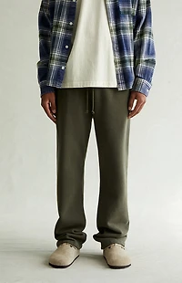 Pacsun Olive Straight Leg Sweatpants