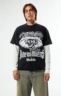 Modelo La Catrina Dia De Los Muertos T-Shirt