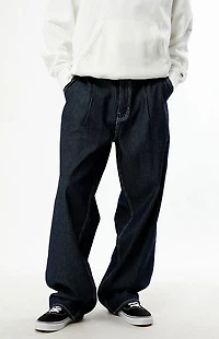 Guess Jeans Dark Blue Pinstripe Baggy