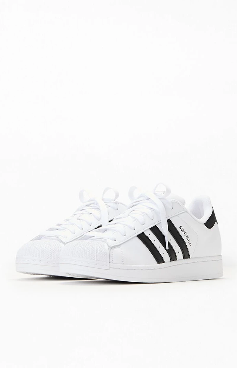 adidas White & Black Superstar II Shoes