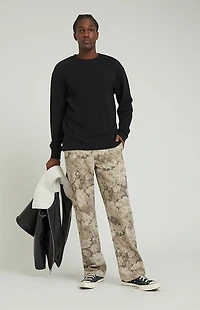 Pacsun Dylan Baggy Jeans Carpenter Brown Floral