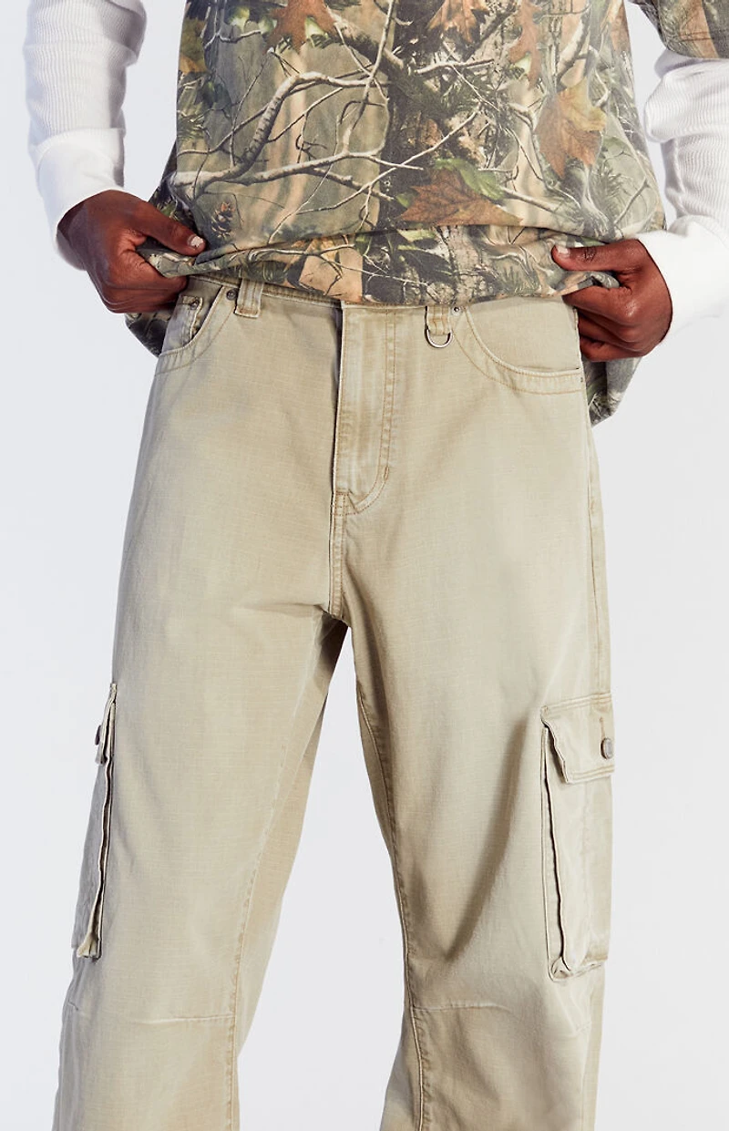 Pacsun Olive Cargo Baggy Pants