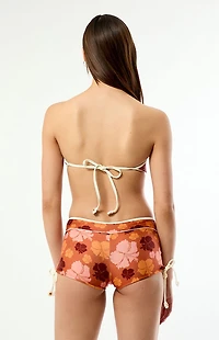 STRAIT THE LABEL Floral Splash Swim Shorts