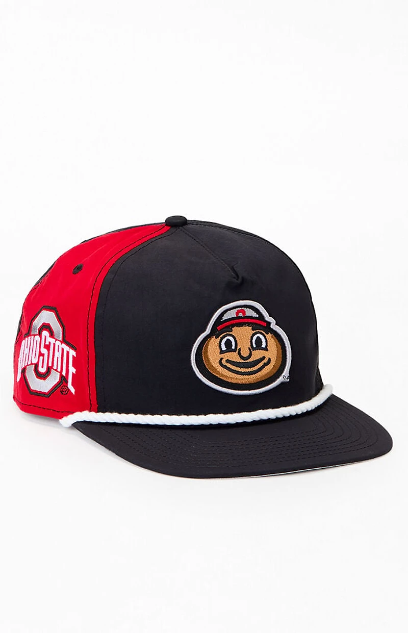 New Era Ohio State Buckeyes Nylon Golfer Snapback Hat