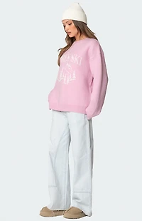 Edikted Apres Ski Oversized Sweater