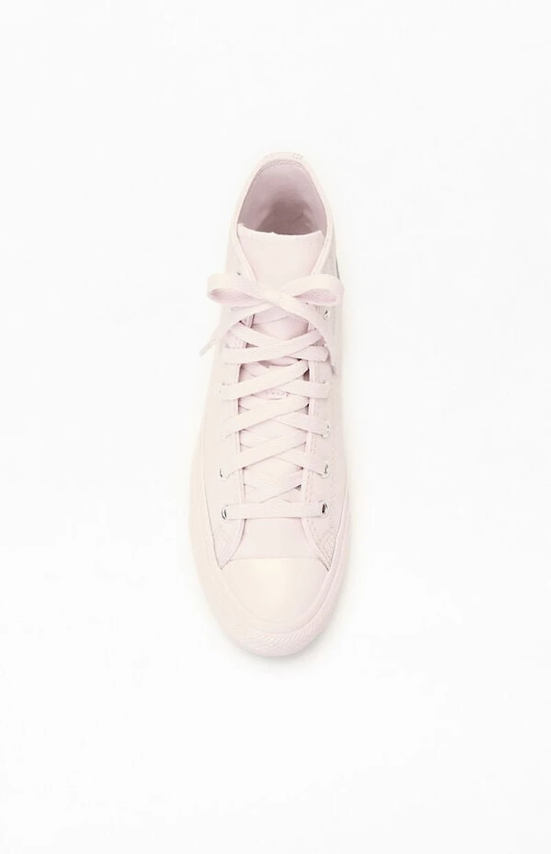 Converse Kids Light Pink Chuck Taylor All Star Monochrome High Top Shoes