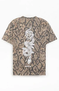 Rest Easy Snake Rose T-Shirt