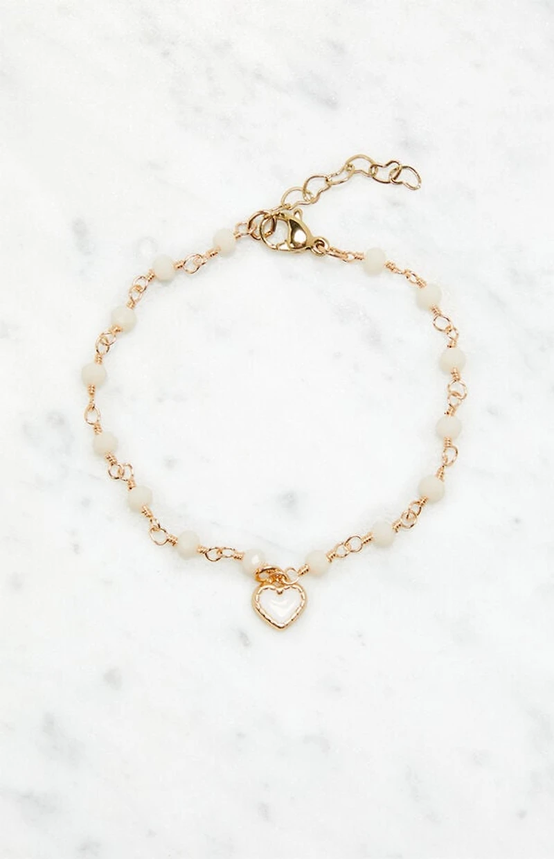 John Galt Heart Charm Bracelet