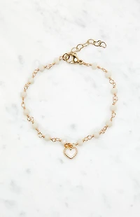 John Galt Heart Charm Bracelet