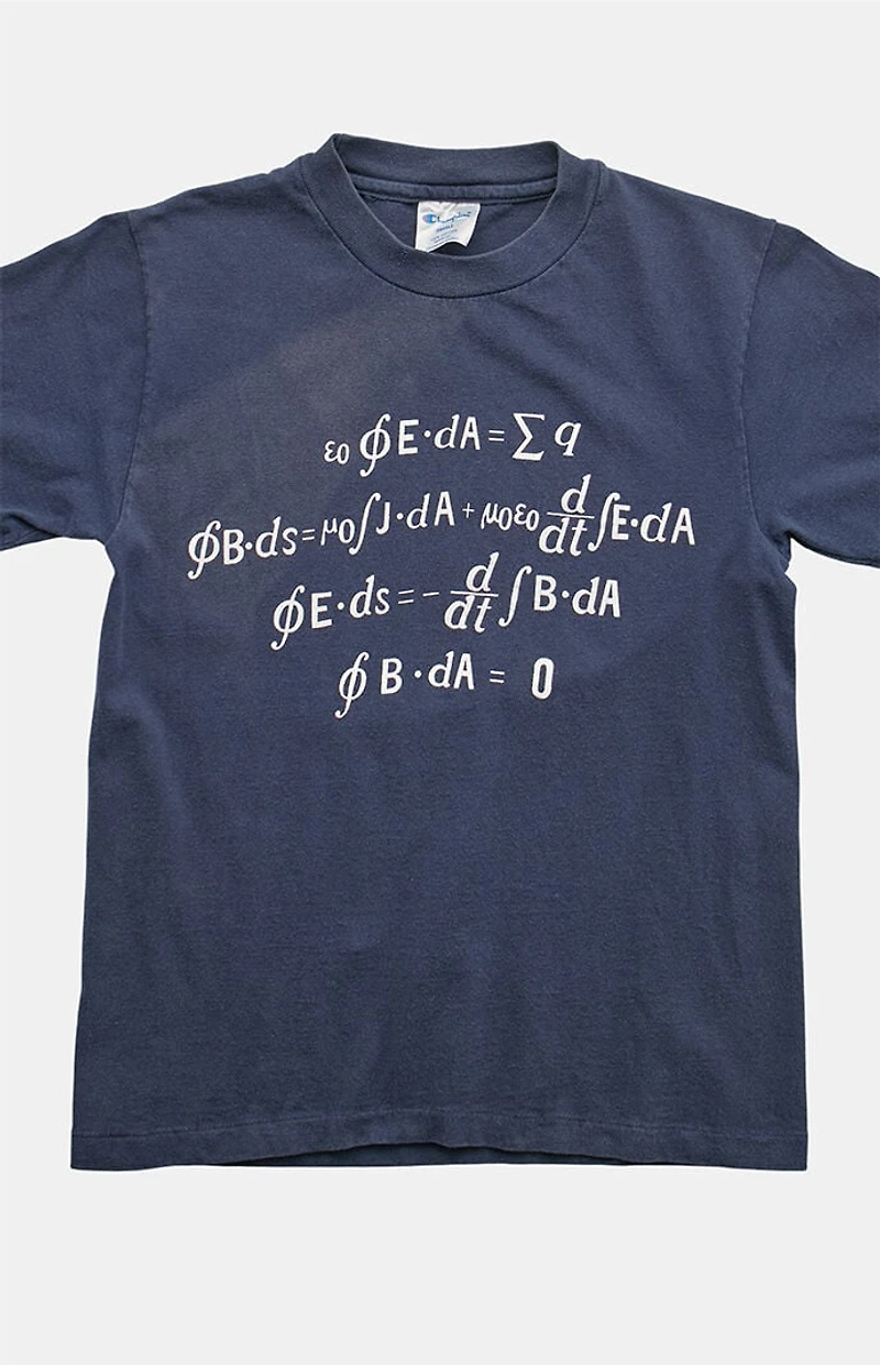 PS VINTAGE 90s Math  Graphic T-Shirt