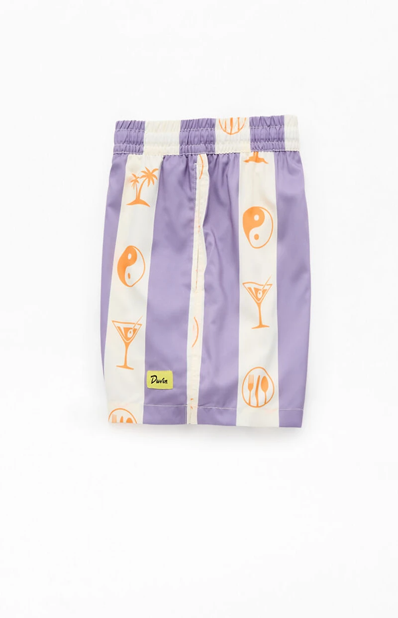 Duvin Design Ying Yang 4" Swim Trunks