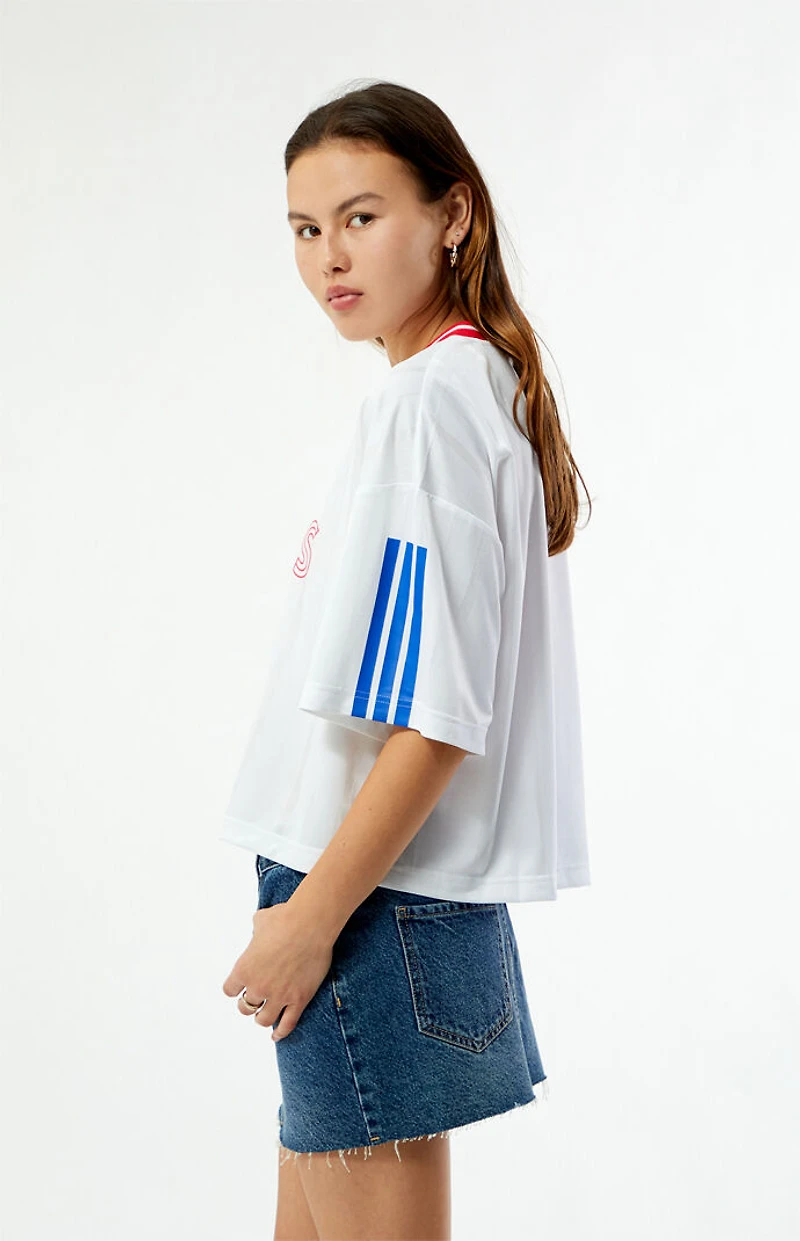 adidas White House of Tiro Nations Short Sleeve Jersey