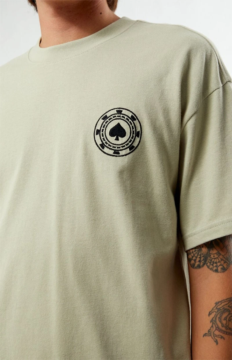 Pacsun Spade Embroidered T-Shirt