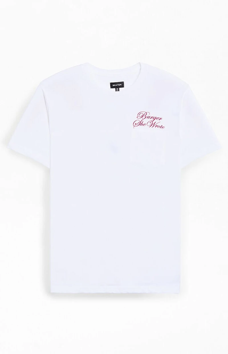 Brixton Burger She Wrote T-Shirt