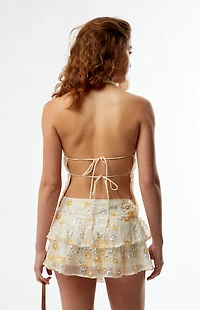 Your Favorite Nellie Beaded Sequin Halter Tank Top