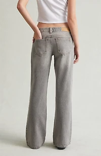 Pacsun Charlie Low Rise Baggy Bootcut Jeans Gray