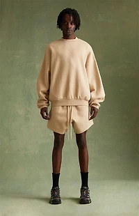 Fear of God ESSENTIALS Gold Heather Crew Neck Sweatshirt