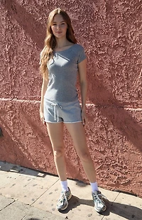 John Galt Melange Ginny Off-The-Shoulder Top