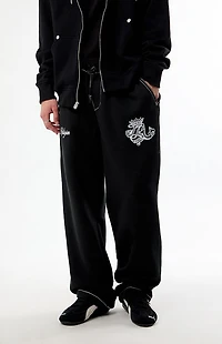 True Religion Crest Big T Baggy Sweatpants
