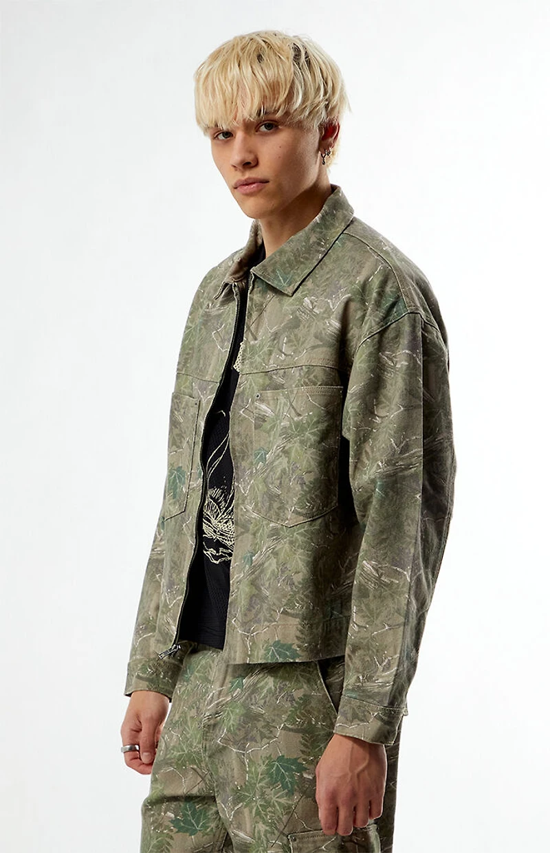 Pacsun Camo Billie Gas Jacket