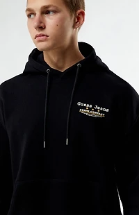Guess Jeans Black Denim Company Hoodie