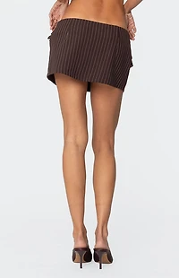 Edikted Colleen Pinstripe Mini Skort