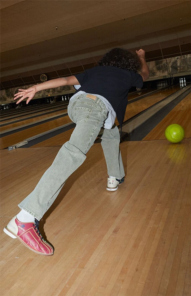 Pacsun Kids Olive Baggy Jeans