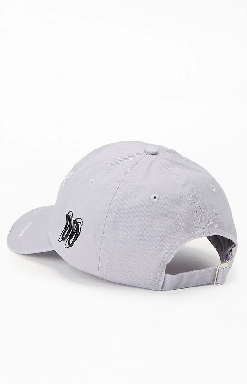Enemy NYC Distressed Denim Strapback Hat