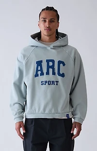 A.R.C. Blue Raglan Sport Fleece Hoodie