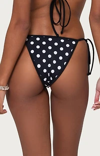 Edikted Tora Polka Dot String Bikini Bottom