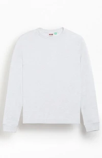 GUESS Originals Trademark Waffle Knit Long Sleeve T-Shirt