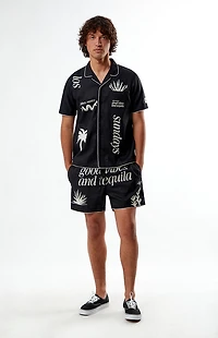 Los Sundays Good Vibes Woven Camp Shirt