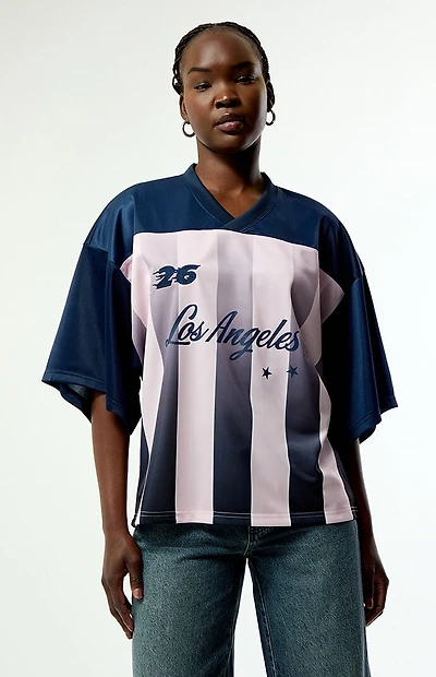 Pacsun LA Short Sleeve Oversized Soccer Jersey