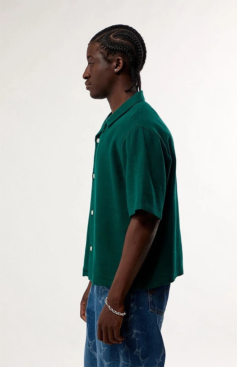 Pacsun Green Dean Camp Shirt