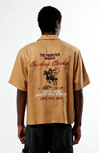 Pacsun Cowboy Cookin' Tencel Oversized Camp Shirt