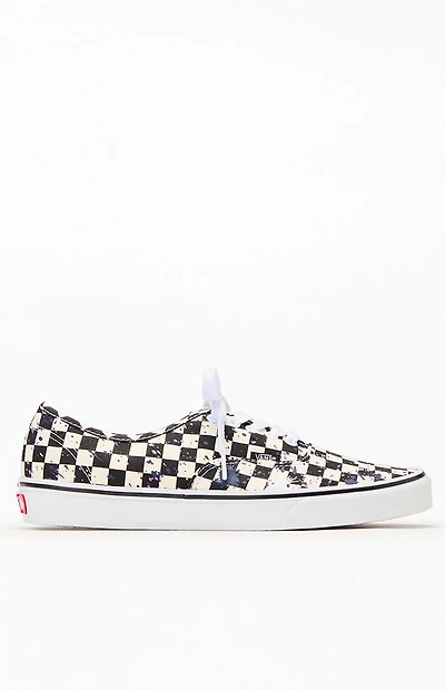Vans Authentic Splatter Checkerboard Shoes
