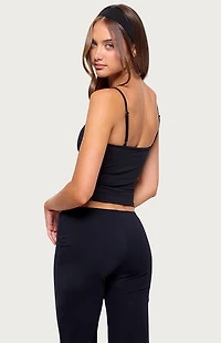 Edikted Anika Straight Neck Tank Top