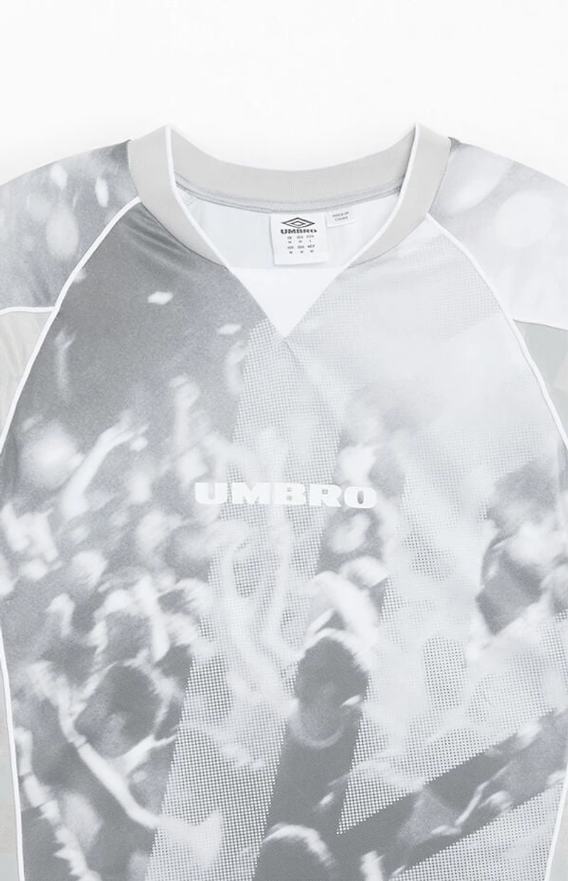 Umbro Gray Paneled Jersey T-Shirt
