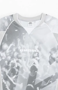 Umbro Gray Paneled Jersey T-Shirt