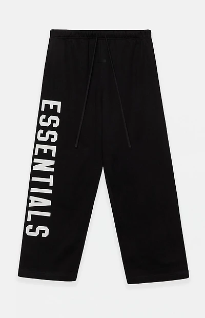 Fear of God ESSENTIALS Black Heavy Fleece Relaxed Sweatpants