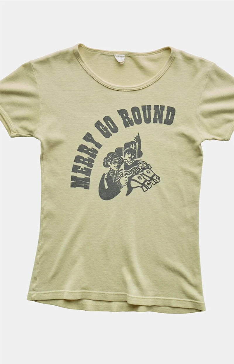 PS VINTAGE 80s Merry Go Round Baby Graphic T-Shirt