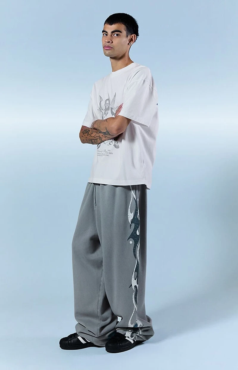 Pacsun Graphic Extreme Fleece Baggy Sweatpants
