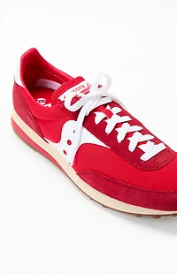 Saucony Red & White Trainer 80 Sneakers