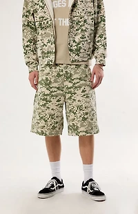 Vans LX Check Baggy Canvas Shorts
