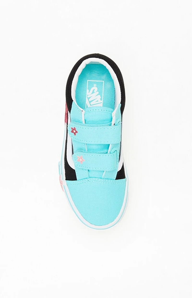 Vans Kids Flower Old Skool V Glitter Shoes