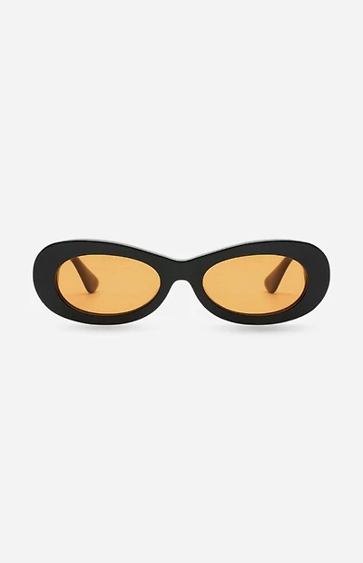 INDY Sunglasses SoHo Caramel Oval Sunglasses