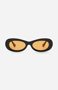 INDY Sunglasses SoHo Caramel Oval Sunglasses