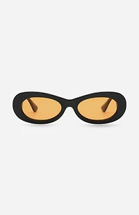 INDY Sunglasses SoHo Caramel Oval Sunglasses