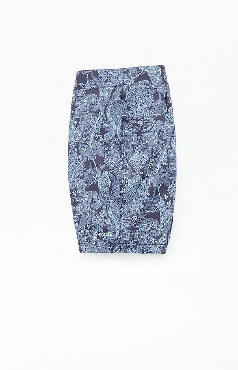 Rhythm Jean Navy Paisley 9.5" Boardshorts